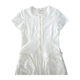  Buttonette french dress (Ivory)