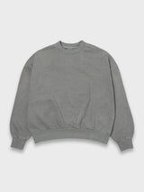 ベーシックスウェットシャツピグメントダイ - グレー