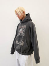 VENTIQUE Pigment Jesus Napping Hoodie 1color