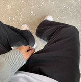  Wonderant Cotton Ton-Tuck Banding Wide Pants