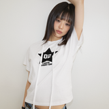 リボンロックTシャツ ホワイト