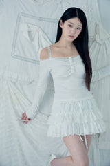Swan lace top (Ivory)