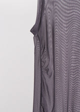 PEARL MESH SHIRRING TOP