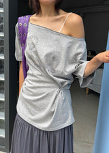 シェルシャーリングオフTシャツ
