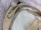 vintage two-tone backpack