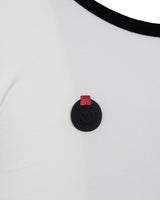 Mwoong コットンジャージースクープTシャツ(ホワイト)