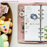 half Bullets journal green series