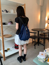 折りたたみバックパック(ネイビー)