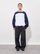 FMACM Colorblocked Retro Crew Neck Sweatshirt