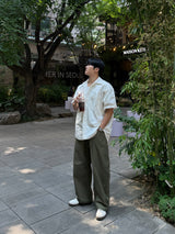 Cozy western cotton short sleeve shirt