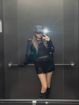 ボアスパンウォッシングショートパンツ