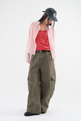Balloon detail cargo pants