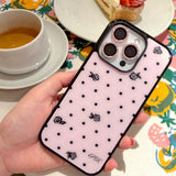 [MADE] Rose . dot Glass Bumper I-case
