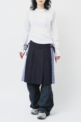 (W) Lowkey Checked Skirt (2color)