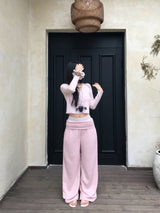Lumire Sheer Summer Ribbed Knit Cardigan