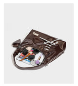 Lace-Up Drawstring Mini Tote Bag