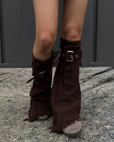Olu choco leg warmer