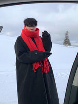 [130cm] Biei wool mac long coat 