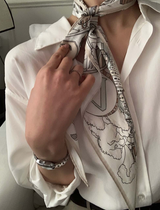 Norton Silk Scarf / 1 color