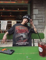 ソルテッドタックヴィンテージショートスリーブTシャツ