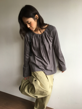 ヘマ アイレット シャーリング Tシャツ(2color)