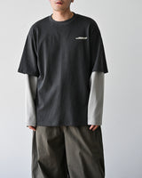 オン ドローイング レイヤード ロングスリーブ Tシャツ