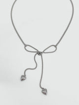 chain ribbon necklace