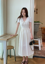 Cossel Ribbon String Flared Long One Piece