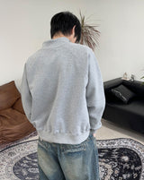 クルーレタリングハイネックジップアップ