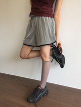Peep Nylon Shorts (3color)