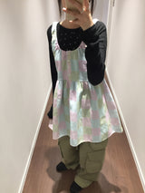 Lauv patchwork blouse (2color)