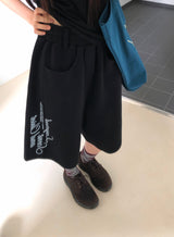 [ORIGINAL] Harris Belted Bermuda Sweat Shorts