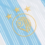 DirtyCoins ストライプ サッカー ジャージ ベビーブルー ホワイト
