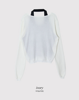 #RB Halter Neck Layered Loose Knit (5color)
