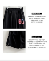 Oz American flag No. 80 ping-pong string line wide pants