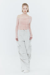 LAURA LACE TOP pink