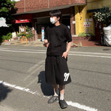 Casual overfit short-sleeved T-shirt