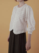 Antique garden blouse
