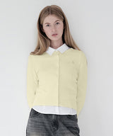 KIRSH PLAIN SOFT TOUCH CARDIGAN [IVORY]