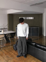Lemaire Striped Curved Pants