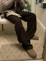 ステーブルデイリーフリースゴールデンセミワイドパンツ