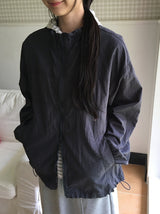 [unisex] ヒダニツーベイストリングウインドブレーカージャンパー