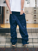 CARPENTER LOOSEFIT COTTON PANTS NAVY