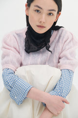 Embroidered Petit Arc Scarf_2colors