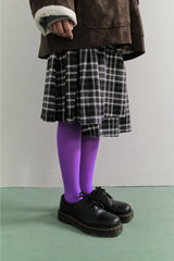Formal Check Wrap Skirt (2color)