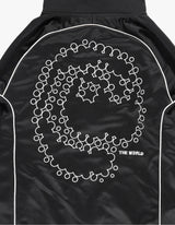 AAS LOGO TRACK ZIP UP JACKET BLACK