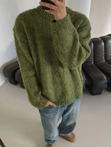 ASCLO バックバンディングストレートデニムパンツ (4color)
