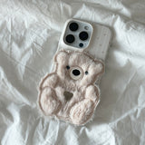 SUN CASE PATCH COZY BEAR IVORY