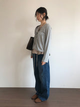 Haven Frill Check Blouse (2color)