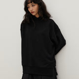Raverous Slit Sweatshirts Black